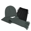 Nebraska Acrylic Scarf and Beanie Set