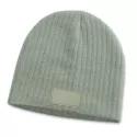 Nebraska Cable Knit Acrylic Beanie with Patch