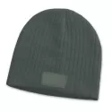 Nebraska Cable Knit Acrylic Beanie with Patch