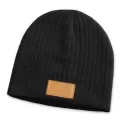 Nebraska Cable Knit Acrylic Beanie with Patch