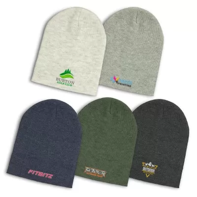 Heather Slouch Acrylic Beanie