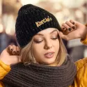 Snowflake Acrylic Beanie