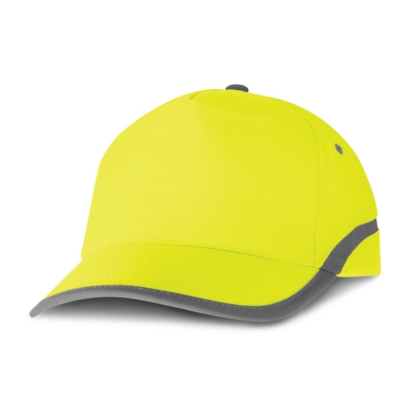 Flash Hi-Vis 5 Panel Polyester Cap