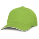 Swift White Trim 6 Panel Cotton Cap