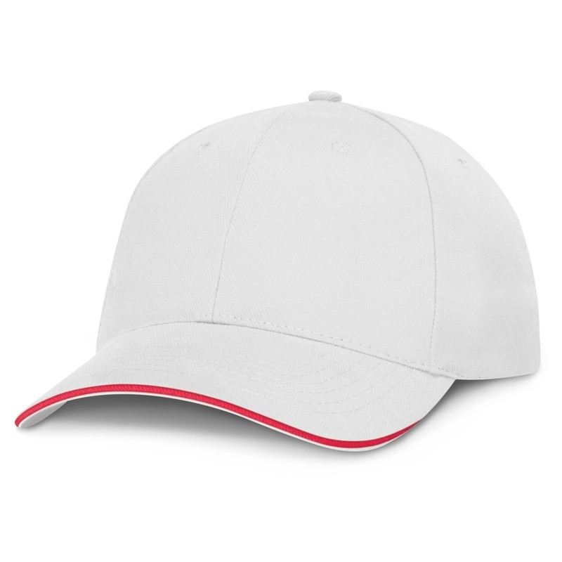 Swift White 6 Panel Cotton Cap