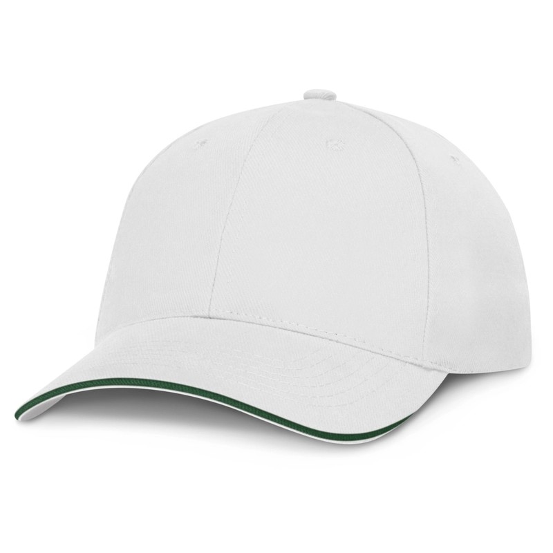 Swift White 6 Panel Cotton Cap