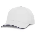 Swift White 6 Panel Cotton Cap