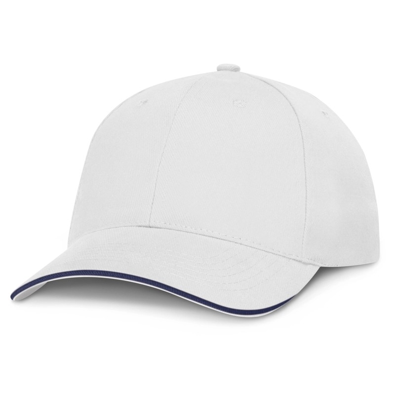 Swift White 6 Panel Cotton Cap