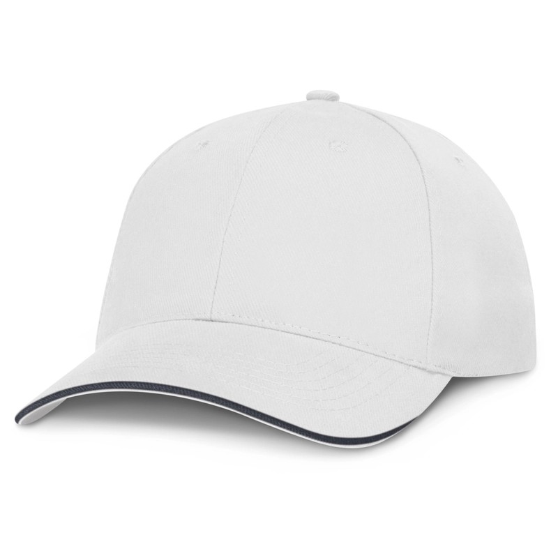 Swift White 6 Panel Cotton Cap