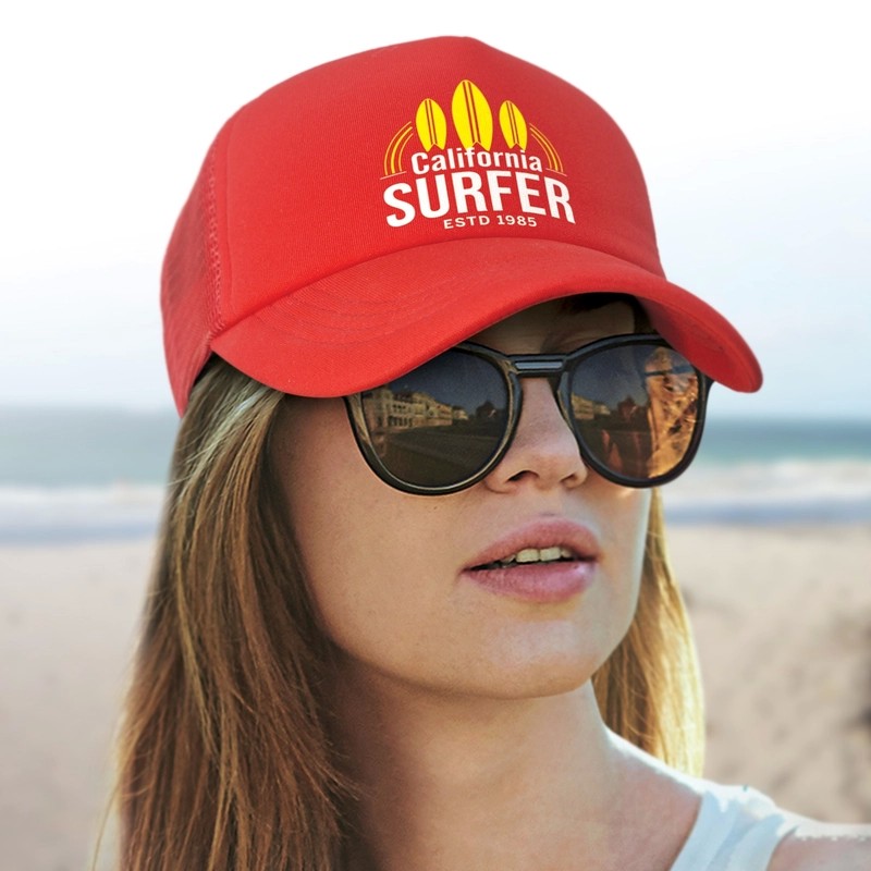 Cruise 5 Panel Polyester Mesh Cap