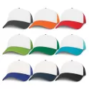 Cruise White Front 5 Panel Polyester Mesh Cap