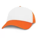 Cruise White Front 5 Panel Polyester Mesh Cap