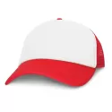 Cruise White Front 5 Panel Polyester Mesh Cap