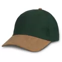 Outback Suede 6 Panel Cotton Peak Cap