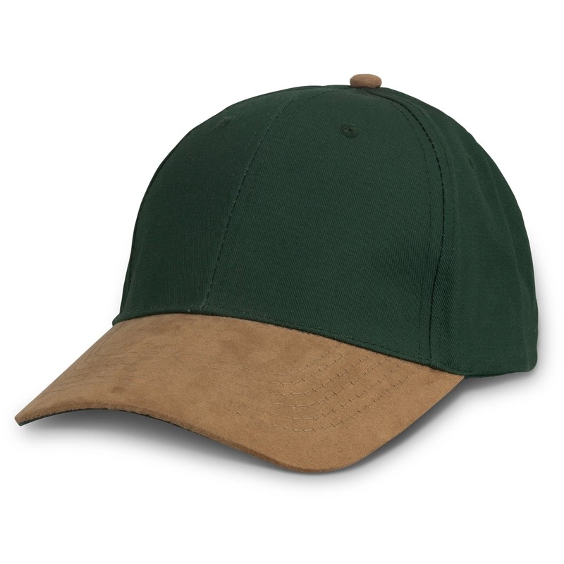 Outback Suede 6 Panel Cotton Peak Cap