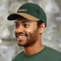 Outback Suede 6 Panel Cotton Peak Cap