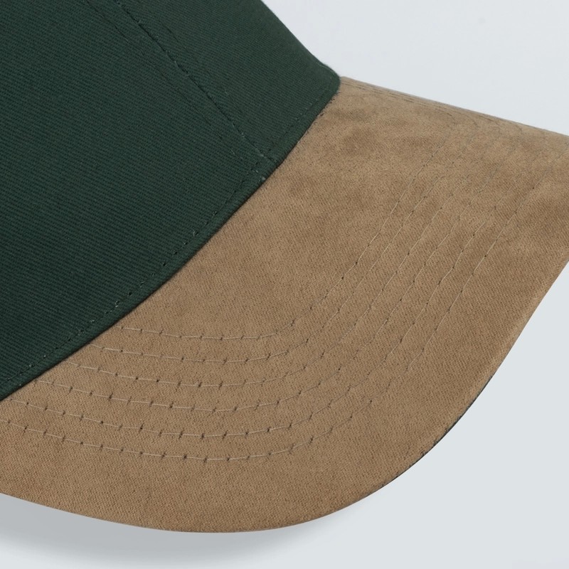Outback Suede 6 Panel Cotton Peak Cap