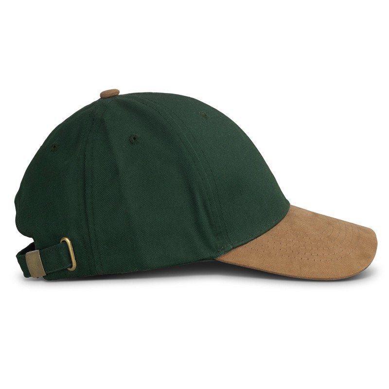 Outback Suede 6 Panel Cotton Peak Cap