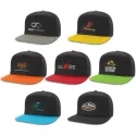 Crusade 5 Panel Cotton Flat Peak Cap
