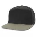 Crusade 5 Panel Cotton Flat Peak Cap