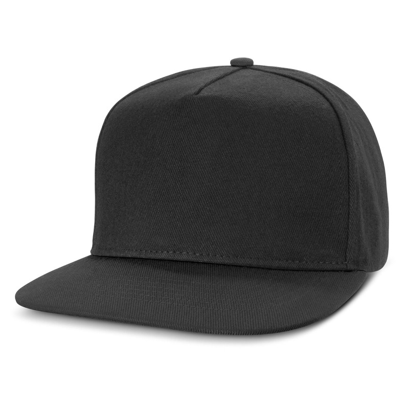 Crusade 5 Panel Cotton Flat Peak Cap
