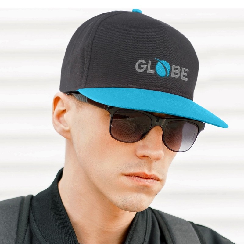 Crusade 5 Panel Cotton Flat Peak Cap