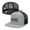 Jackson 5 Panel Polyester Flat Peak Trucker Cap