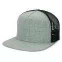 Jackson 5 Panel Polyester Flat Peak Trucker Cap