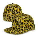 Chrysler Custom 6 Panel Polyester Flat Peak Cap
