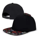 Crusade Custom 6 Panel Cotton Flat Peak Cap