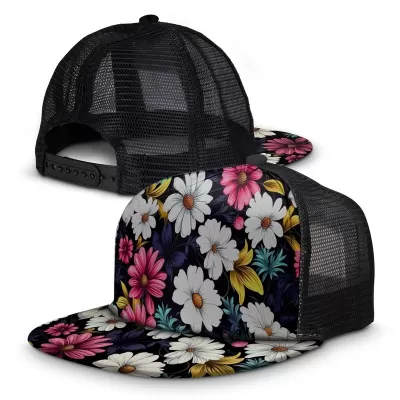 Impala Custom 5 Panel Polyester Flat Peak Mesh Cap