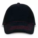 Raven 5 Panel Cotton Cap