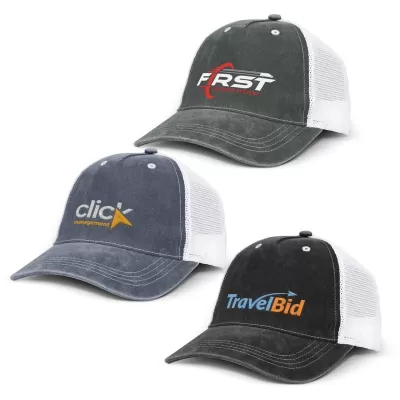 Faded Trucker 5 Panel Cotton Cap
