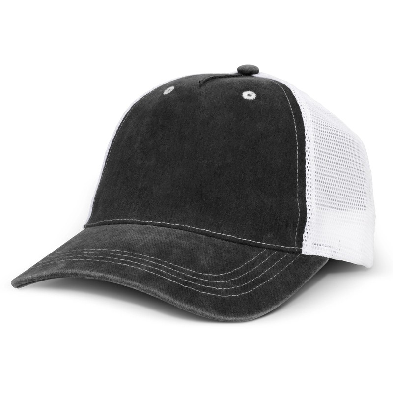 Faded Trucker 5 Panel Cotton Cap