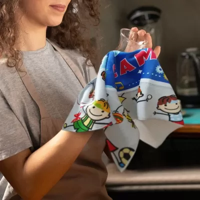 Amba 190gsm Polyester Tea Towel