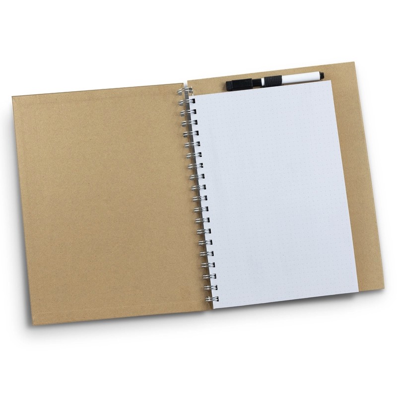 Kraft Desk Whiteboard Notebook