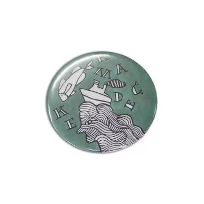 branded 58mm Round Button Badge, from our range of promotional Name & Pin Badges