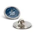 Altura Large Round Metal Lapel Pin