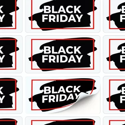 branded 40 x 20mm AD Label, from our range of promotional Stickers and Labels
