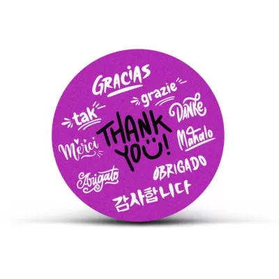 branded 60mm Circle AD Label, from our range of promotional Stickers and Labels