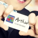 branded 30mm Square Resin Coated Label, from our range of promotional Stickers and Labels