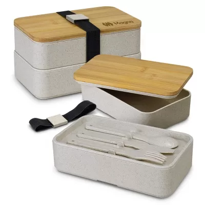 Wheat Straw Stackable Lunch Box