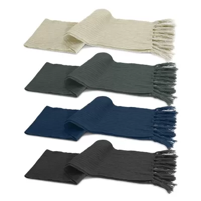 Nebraska Cable Knit Acrylic Scarf