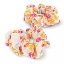 2 Piece Satin Hair Scrunchie Set