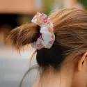2 Piece Satin Hair Scrunchie Set