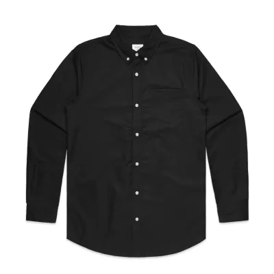 AS Colour Mens Oxford Casual Long Sleeve Shirt