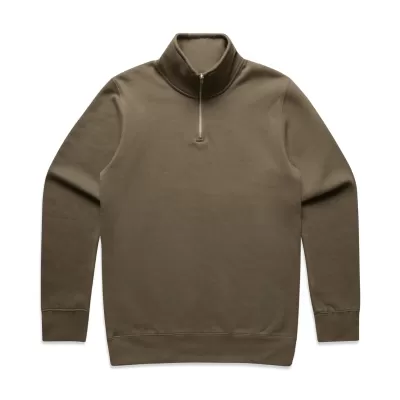 AS Colour Mens Stencil Half Zip Fleece Pullover