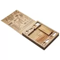 St. Andrews Acacia Magnetic Cheeseboard and Knife Set