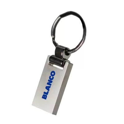 Euro Silver Metal Keychain