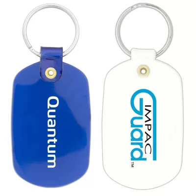 Oval PVC Keychain